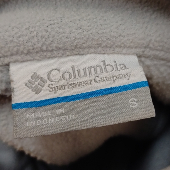 Columbia Women's Light Gray Fleece ZIP Up Jacket Sz Small - Picture 7 of 8